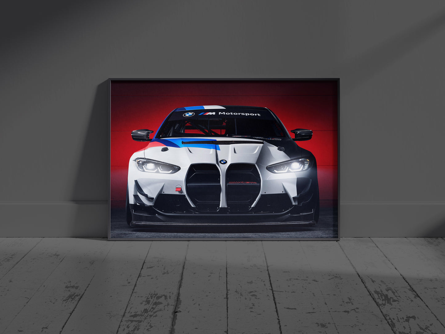 BMW-M4-GT-Neon-LED-Poster-Glow-Effect