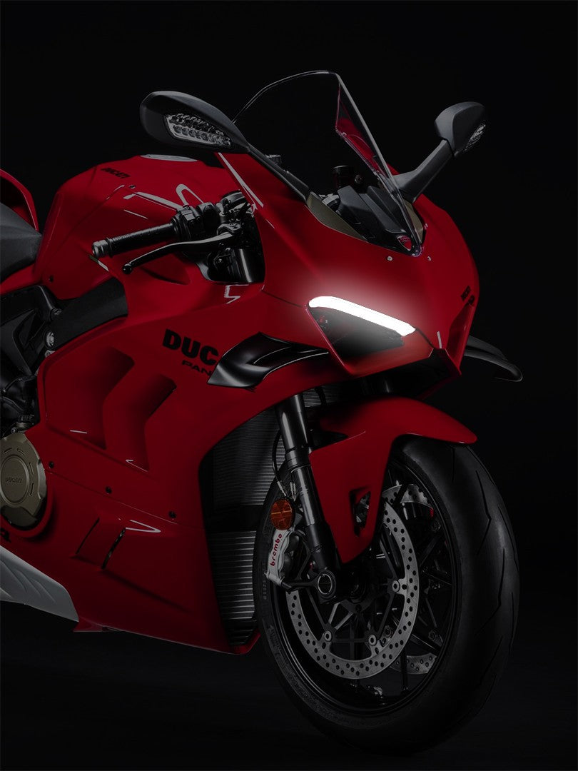 Ducati Panigale V4S, Neon LED Acrylic Wall Art, superbike decor